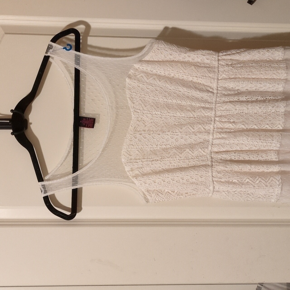 It's Pink - Ivory Lace - Tulle Mini - Size Medium